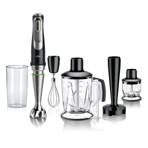 Blender Braun MultiQuick 9, 1200W, 1.25L, Negru