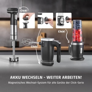 Blender CASO Click Mash, 4 in 1, 21 cm, 2000 mAh - Img 8