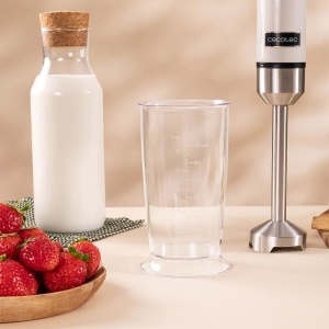 Blender Cecotec Power RetroBeige 1200W, cu tehnologie CrossBlades, accesorii incluse - Img 5