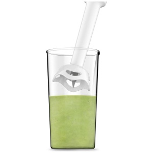Blender de mana Moulinex Easychef DD45A1, 450 W, 2 viteze, lame Zelkrom, alb - Img 5