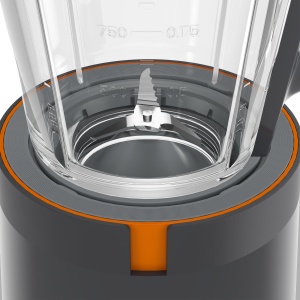 Blender Grundig SM 5320 600W Bol sticla 15L Cutite inox GriTerracotta - Img 7
