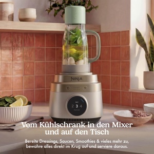 Blender Ninja CrushBOSS 2-in-1, 1200W, capacitate 2,1L, alb si champanie - Img 7