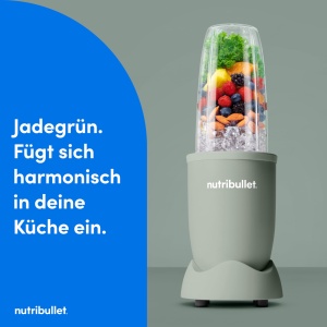 Blender Nutribullet Pro 900 NB904MAJD 900W Extractie Nutrienti Design Compact Verde Mineral - Img 2