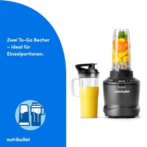 Blender Nutribullet SmartSense NBF550DG 1500W Negru 5 viteze Auto Cycle - Img 8