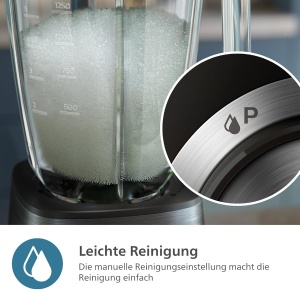 Blender Philips 5000-Serie HR302020, 1000 W, 2L, Negru - Img 7