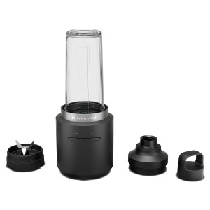 Blender portabil KitchenAid Go 473 ml fara fir lame din inox Negru