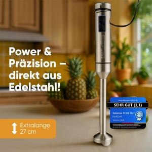 Blender ProfiCook PC SM 1317, 1000W, Mixstab Extra Lung, Inox - Img 2