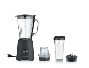 Blender Severin SM 3724, 1.5L, 600W, negru, cu 2 viteze