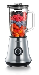 Blender SEVERIN SM 3734 500W 1L Sticla Functie Pulse NegruInox - Img 9