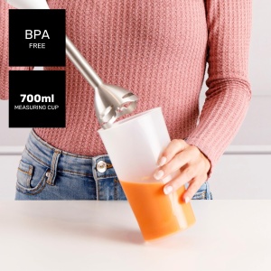 Blender Taurus 1200 W cu 20 viteze, inox, accesorii complete - Img 6