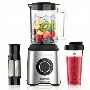 Blender Taurus Prior 1800 W, capacitate 2 L, 6 lame din otel inoxidabil