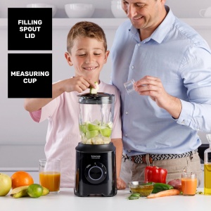 Blender Taurus Prior Glass 1500W Negru Cu Turbo si Vas de Sticla 15L - Img 7