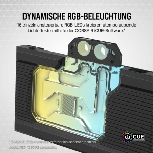 Bloc de racire pentru GPU Corsair XG7 RGB 4080 STRIXTUF - Cupru nichelat, Negru - Img 4