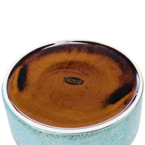 Bol ceramic pentru pisici TRIXIE, 0,25 l, diametru 15 cm, albastru - Img 3
