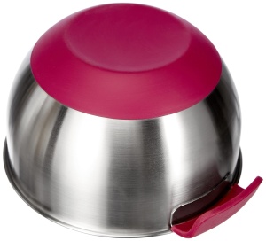 Bol de amestec Metaltex 23514610080, 2,8 l, inox, rutschfest, roz - Img 5