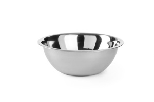 Bol de mixare HENDI din inox, capacitate 4,9L, design cu fund rotunjit