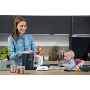 Bol de sticla de schimb Beaba pentru Babycook Neo, alb, 1115 g - Img 4