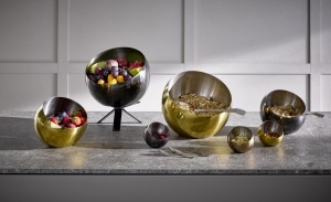 Bol din inox APS 40776 SPHERE, 2 litri, 24 cm, Gunmetal - Img 2