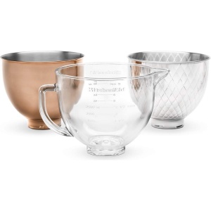 Bol din otel inoxidabil KitchenAid 5KSM5SSBRC 48L Radiant Copper cu maner ergonomic - Img 4