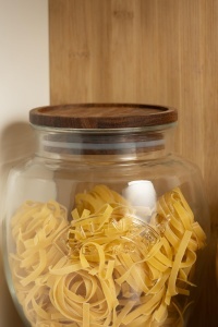 Borcan de depozitare Kilner 4 Litri, capac cu lemn de acacia, etansare silicon - Img 3