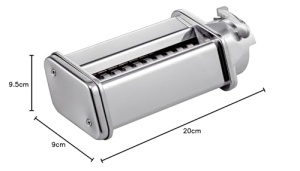 Bosch Paste Roller Tagliatelle MUZ5NV2, Paste Roller pentru Tagliatelle de casa 7mm, Otel inoxidabil, potrivite pentru Seria 4 si Seria 2 - Img 6