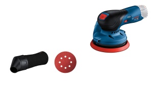Bosch Professional 12V System Slefuitor orbital aleatoriu fara fir GEX 12V-125 (incl. talpa de slefuire (125mm), 1x smirghel, sac de praf, fara baterie/incarcator)
