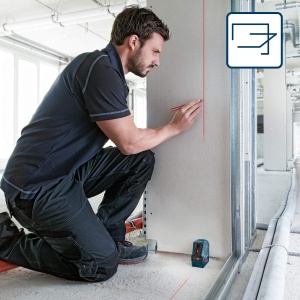 Bosch Professional Line Laser GLL 2-10 (laser rosu, raza de lucru: pana la 10 m, 3x baterie AA, geanta) - Img 5