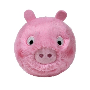 Bouncer cu Beanie George Pig Ty - Jucarie interactiva, multicolor, pentru copii