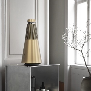 Boxa audio Bang Olufsen Beosound 2 (Generatia 3) Bluetooth, 360 grade, Ton auriu - Img 4