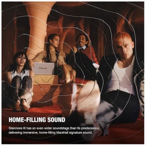 Boxa Bluetooth Marshall Stanmore III - Creme, Sunet Imersiv, Design Eco - Img 3