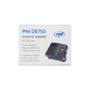 Boxa Externa PNI DE750 pentru Radio CB, 8 Ohm, 4W, Negru - Img 3