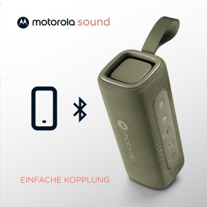 Boxa portabila Bluetooth Motorola ROKR 600 Verde 30W IP67 Autonomie 6 ore - Img 6