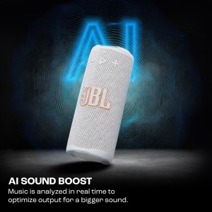 Boxa portabila JBL Grip Bluetooth sunet JBL Pro IP68 rezistenta la apa lumina ambientala alb - Img 3