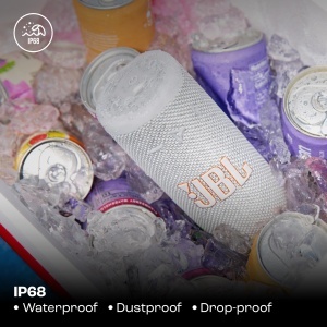 Boxa portabila JBL Grip Bluetooth sunet JBL Pro IP68 rezistenta la apa lumina ambientala alb - Img 9