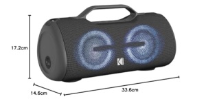 Boxa portabila KODAK Bluetooth 60W Negru IPX5 TWS Sunet Stereo - Img 2