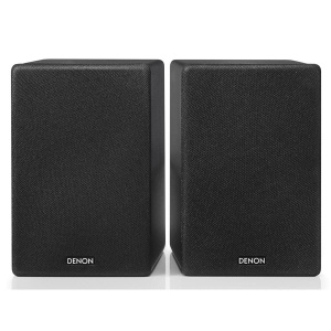 Boxe HiFi Denon SCN10, 2 x 65 W, design elegant, culoare neagra