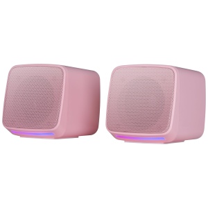 Boxe PC Mars Gaming MS-PRO, 10W, RGB, Compacte, Rosa - Img 6