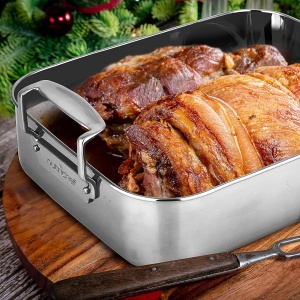 Brater NutriChef 38x29.5cm, inox, capacitate 10.8kg, rezistent la temperaturi de pana la 450C - Img 8