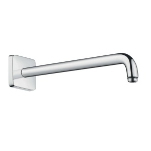 Brausearm pentru dus hansgrohe E, 389mm, Crom, Montaj pe perete