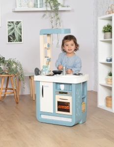Bucatarie de jucarie Smoby Bon Appetit, cu accesorii, sunete realiste, pentru copii 3 ani - Img 4