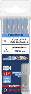 Burghiu Multi Constructie Bosch EXPERT HEX-9, 5 x 50 x 100 mm, Precizie 5x - Img 2
