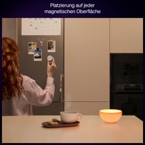 Buton inteligent Philips Hue, control lumini, dimmer wireless, alb - Img 5