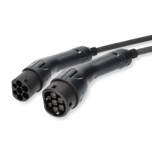 Cablu de incarcare pentru vehicule electrice Nedis Tip 2 - 32 A - 22000 W - 5 m - Negru - Img 5