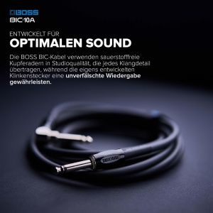 Cablu Instrument BOSS BIC-10A, 3m, 6.3mm, 6 culori disponibile - Img 4