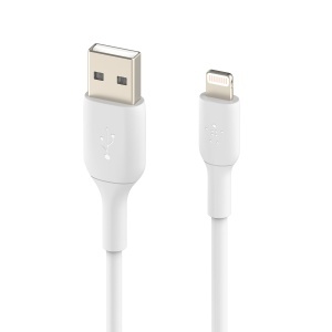 Cablu Lightning Belkin MFi 3m pentru iPhone, iPad, AirPods, Alb - Img 4