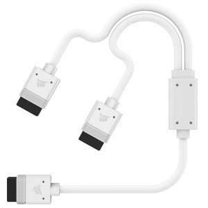 Cablu Y Corsair iCUE LINK - 600mm, Alb, 5mm Diametru - Img 3