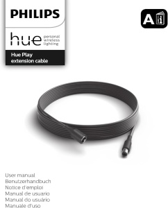 Cablul de extensie Philips Hue, 5m, pentru sistemul de iluminat inteligent - Img 4