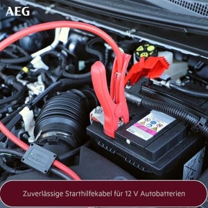 Cabluri de pornire AEG SP 16 2 x 3m Protectie StartProtect pentru motoare pana la 2500 cm3 - Img 3