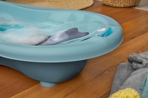 Cada pentru bebelusi Rotho Babydesign TOP Xtra, Lagoon, ergonomica, multifunctionala - Img 5