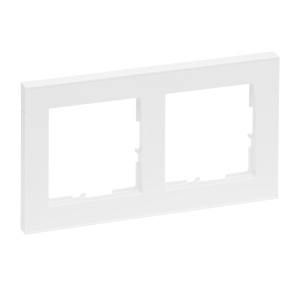 Cadru Dublu Legrand SEANO 765182, Termoplast Halogen Free, Culoare Ultraalb
